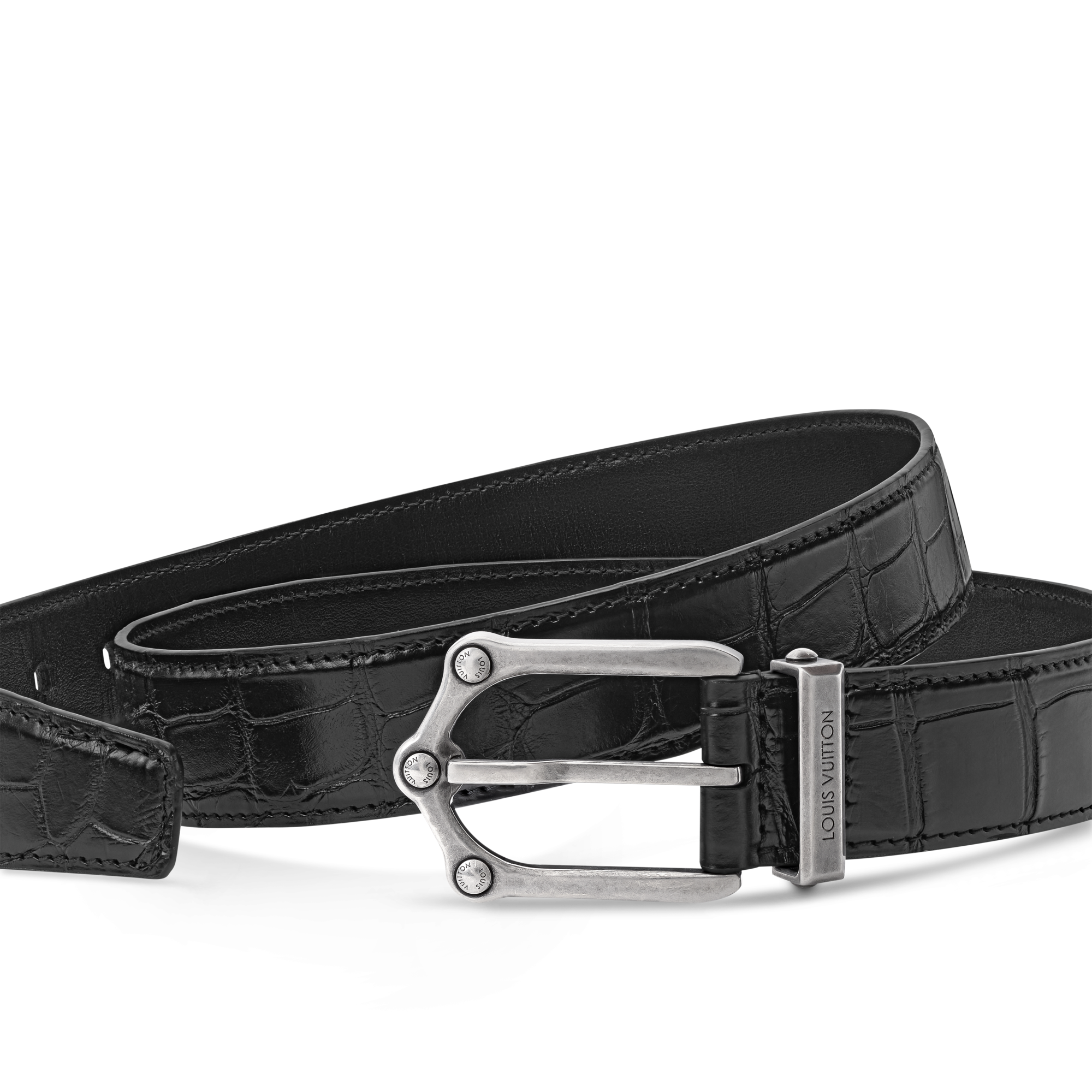 Frog 30mm Reversible Belt in Crocodile - Men - Accessories | LOUIS
